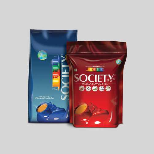 Society Leaf Tea & Society Masala Tea Pouch Combo