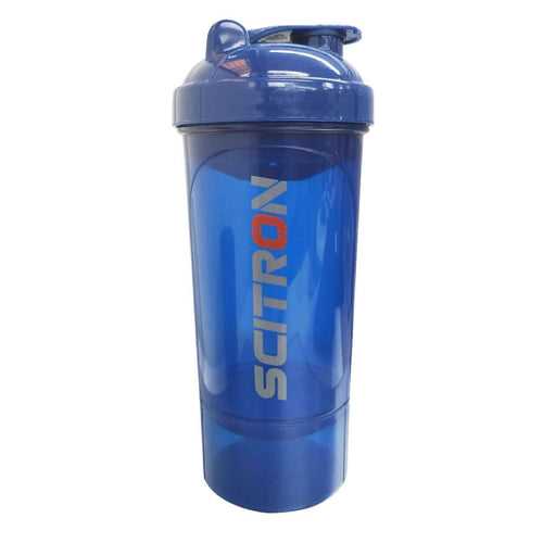 Protein Shaker Bottle with compartment with Storage Compartment - 350 ml