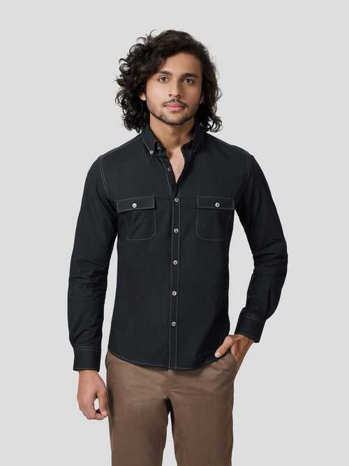 Pollyanna Full Sleeve Untuck Fit Shirt