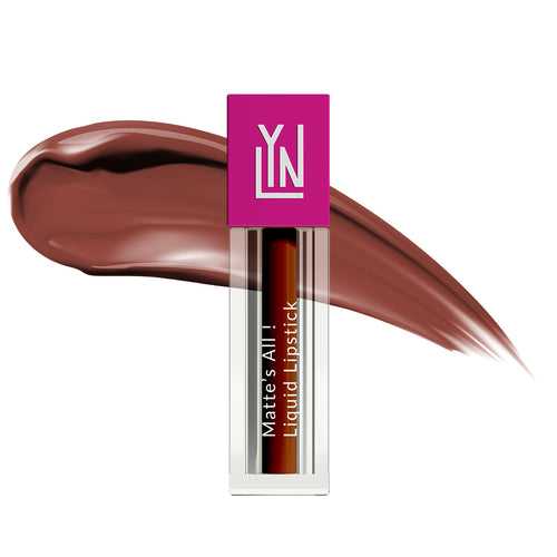 LYN Matte Liquid Lipstick-Brownie Point 1 ml