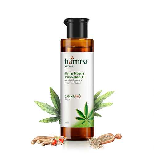 Hampa Hemp Muscle Pain Relief Oil 100ml