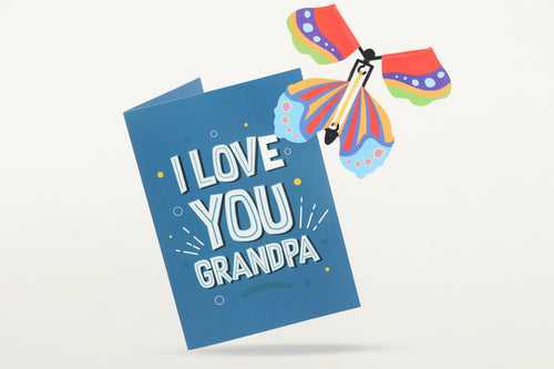 Grandpa Butterfly Card