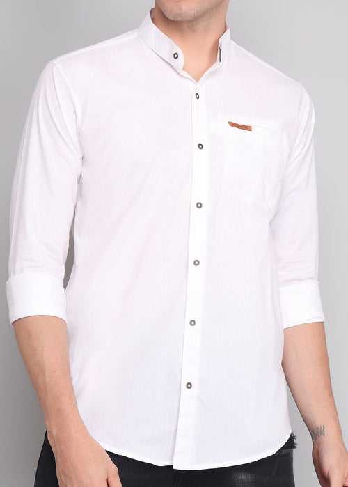White Lee Casual Shirt for Men