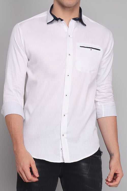 White Shirt for Men | 100% Cotton
