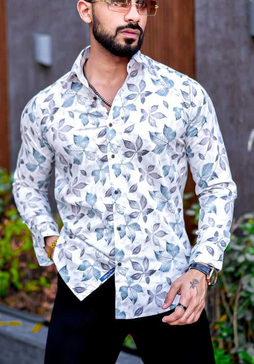 VOZIA Murf Floral Printed Shirt