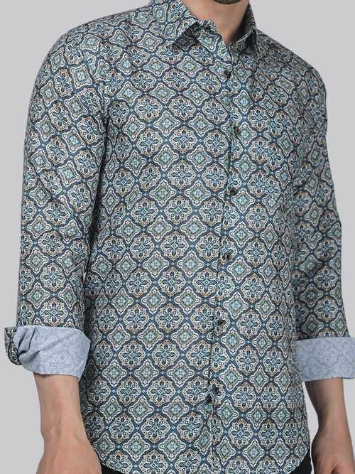 Exotic-glam Men's Printed Shirt