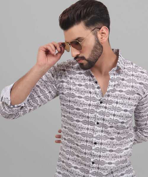 Luxe Printed Men's Shirt