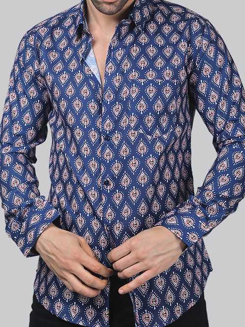 Majestic Marble Men's Printed Shirt