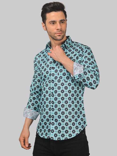 Street-glam Men's Printed Shirt