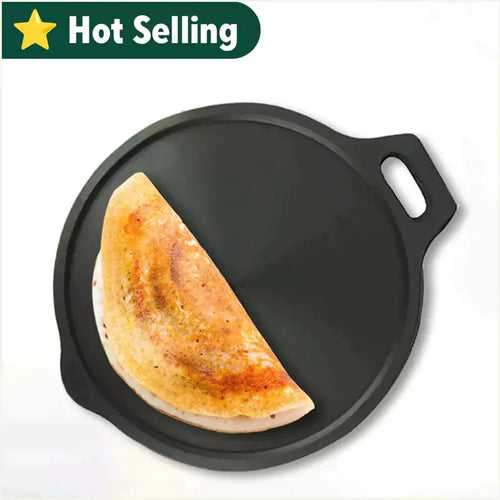 Super Smooth Cast Iron Tawa,Pre-seasoned, Nonstick, 100% Pure, Toxin-free, Induction, 28/30.5cm, 2.7/3.1kg