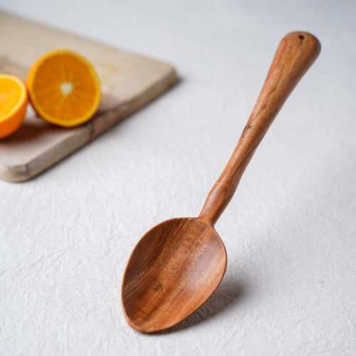 Wooden Spatula for Cooking [ Saute | 26cm | Neem Wood ]