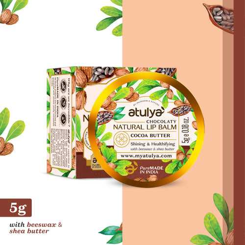 atulya Cocoa Butter Lip Balm - 5gm
