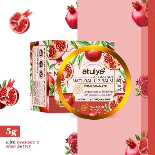 atulya Pomegranate Lip Balm - 5gm