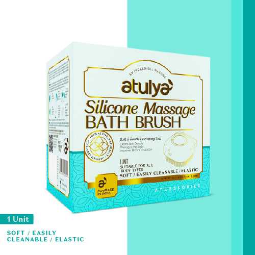 atulya Silicone Massage Bath Brush