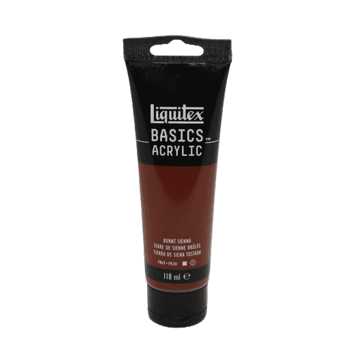 Liquitex Acrylic Colour Basic Burnt Sienna - 118ml