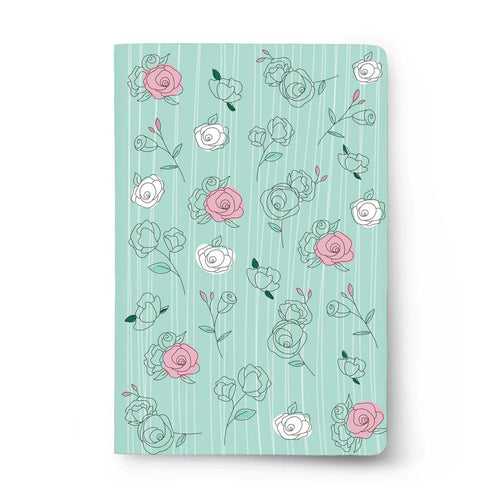 Factor Notes Notebook Plain Pastel Mint Rose A5 - FN2035