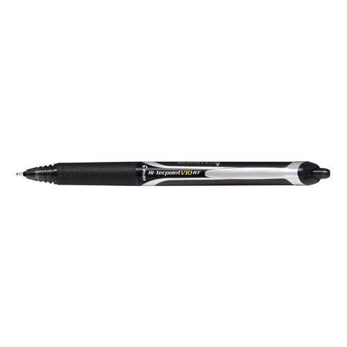 Pilot Hi-Tecpoint V10 Retractable Liquid Ink Rollerball Pen Black