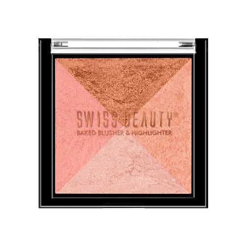 2-in 1- Baked Blusher & Highlighter