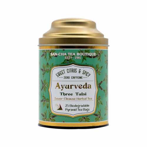 Ayurveda Three Tulsi Caffeine Free Herbal Tea