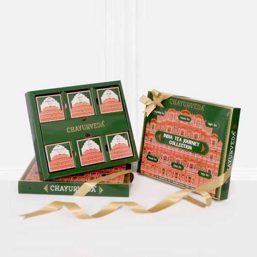India Tea Journey Collection: Tea Gift Box ( Pack of 6)