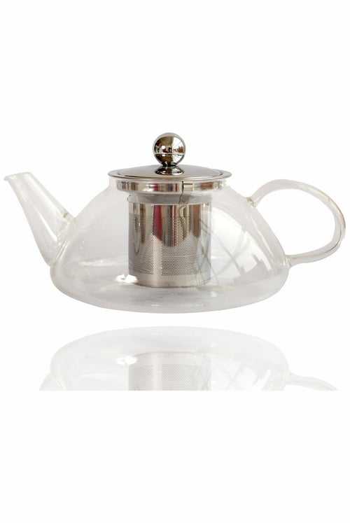 Glass Tea Pot with Stainless Steel Infuser