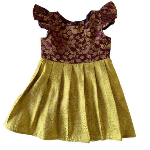 Ethnic Frock - Mustard