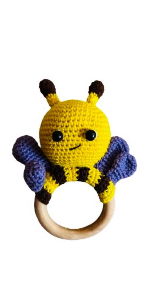 Crochet Rattles - Bee