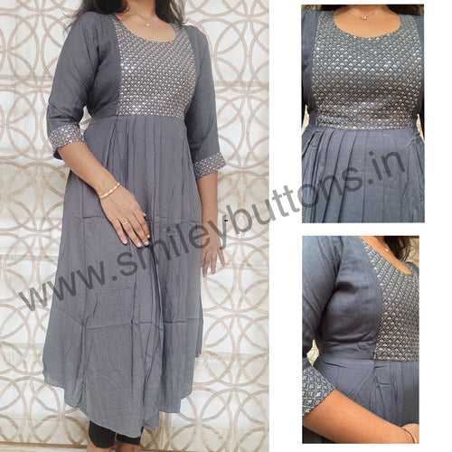 Feeding Kurti - Grey