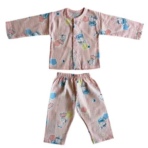 Pajama Set - Bunny Pink