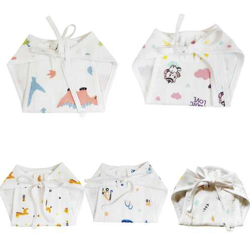 Organic Muslin Nappy - Pack of 5 - 1