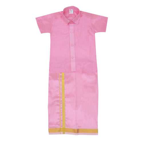 Dhoti Set - Pink