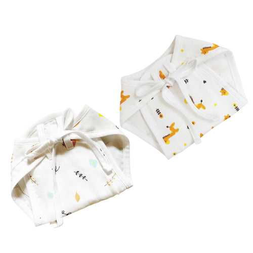 Organic Muslin Nappy - Pack of 2 - Bird & Giraffe