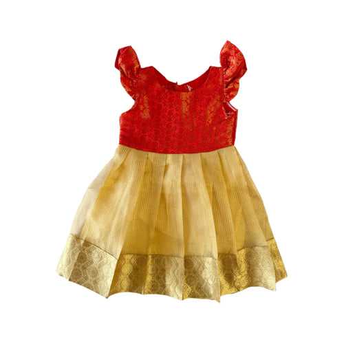 Ethnic Frock - Gold