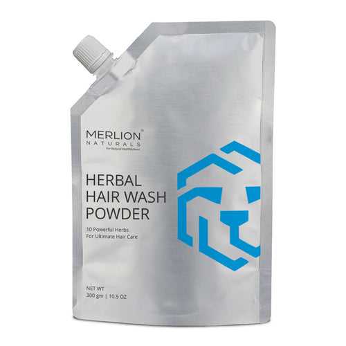 Herbal Hair Wash Powder 300gm with Shikakai, Amla, Fenugreek and 7 Herbs | Natural Shampoo Powder