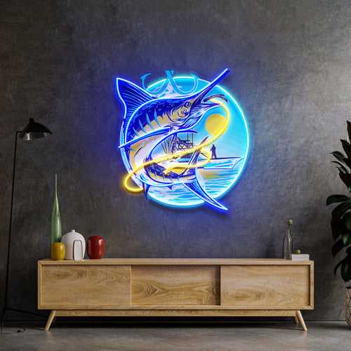 Blend with The Ocean Waves LED Neon Sign Light Pop Art