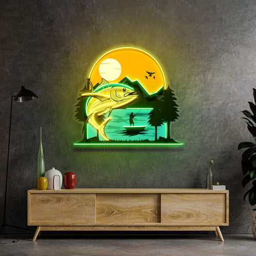 Sea and Fish Paintings LED Neon Sign Light Pop Art