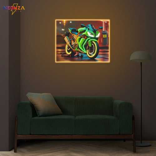 Kawasaki Ninja Bike Neon Sign