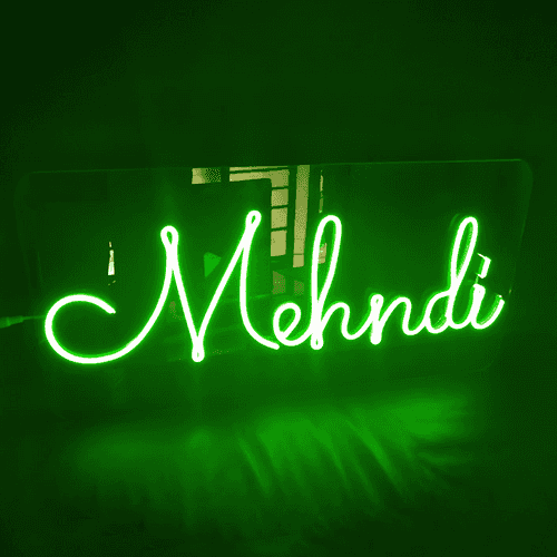 Mehndi Neon Sign
