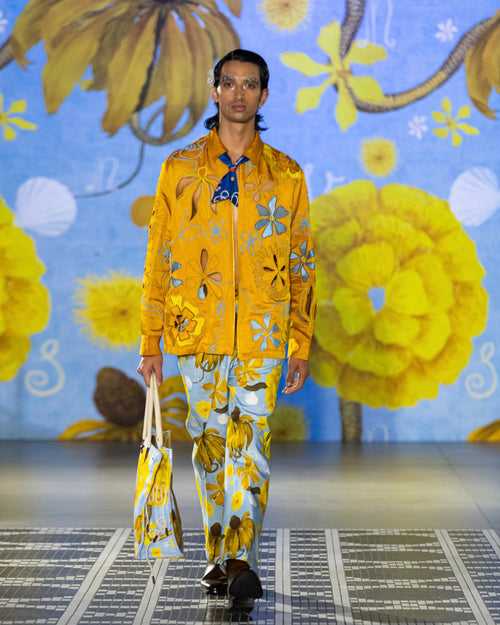 Ochre Garden Shirt with Trousers