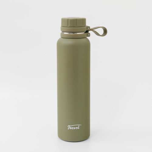 The Better Home Walled Vacuum Insulated Stainless Steel Water Thermosteel Bottle | Sipper Bottle for Kids/Adults | Hot & Cold Water Bottle for Gym, Home, Office, Travel | 950 ml Olive Green
