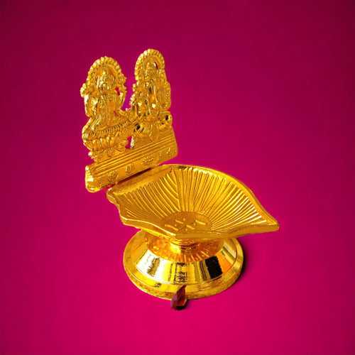 Brass Laxmi Ganesh Diya