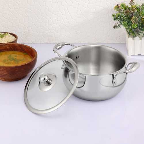 Vinod Platinum Medium Belly Saucepot ( Induction Friendly )