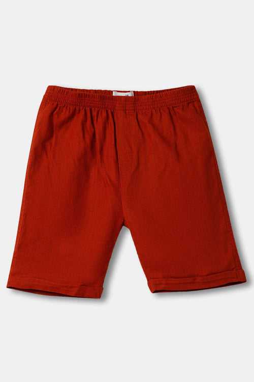 The Young Future  Shorts for Boys  - Brown  - BS05