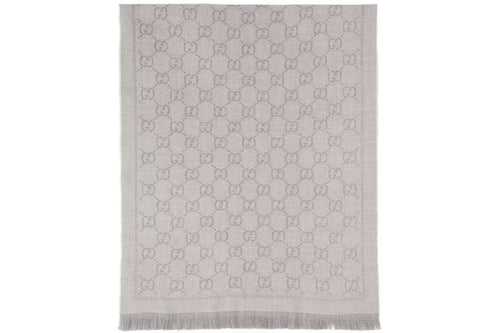 GUCCI GUCCISSIMA SCARF GRAPHITE GREY