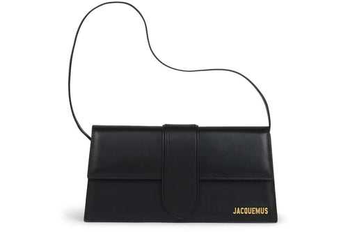 JACQUEMUS LE BAMBINO LONG SHOULDER BAG BLACK