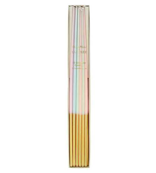 Laduree Paris Gold Dipped Tall Tapered Candles (x 12)
