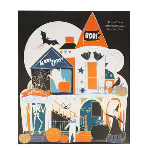 Shaped Halloween Colouring Placemats (x 8)