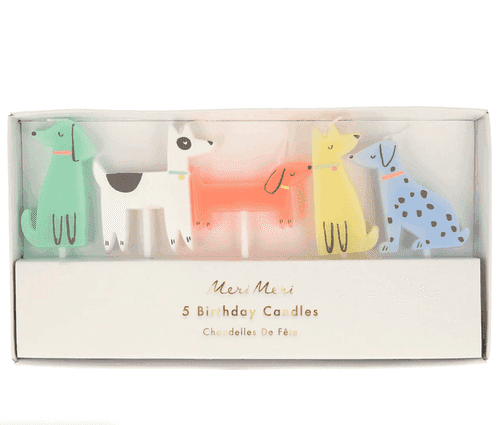 Dog Candles (x 5)