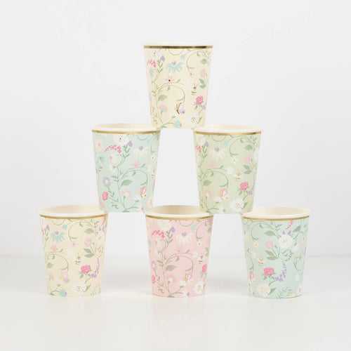 Ladurée Paris Floral Cups (x8)