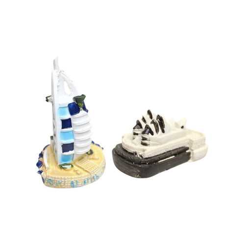Wonderland ( set of 2) resin miniature building wonder of the world model (style 01)